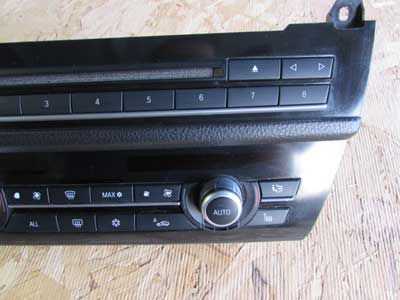 BMW Climate Controller and Radio Stereo CD Player face Control Panel 9241241 F10 528i 535i 550i M54
